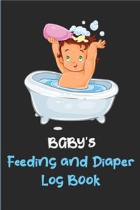 Baby's Feeding And Diaper Log Book