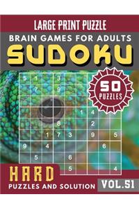 Hard Sudoku Large Print