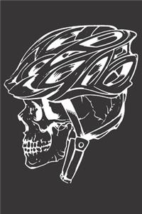 Journal for Downhill Mountain Bike mtb skull