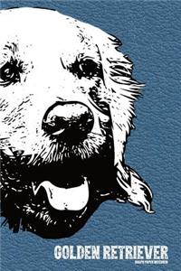 Golden Retriever Graph Paper Notebook