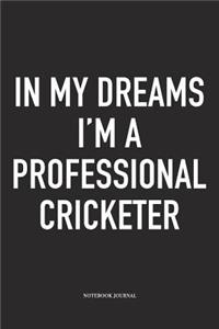 In My Dreams I'm a Professional Cricketer