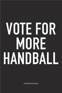 Vote For More Handball