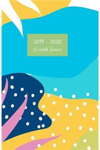 2019 - 2020 18 month planner