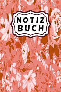 Notizbuch mit roten Rosen