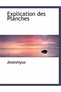 Explication Des Planches