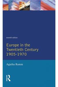 Grant and Temperley's Europe in the Twentieth Century 1905-1970