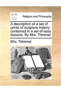 A Description of a Set of Prints of Scripture History