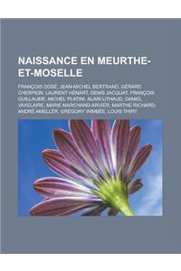 Naissance En Meurthe-Et-Moselle