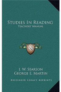 Studies in Reading