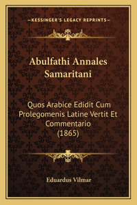 Abulfathi Annales Samaritani