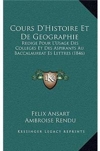 Cours D'Histoire Et De Geographie