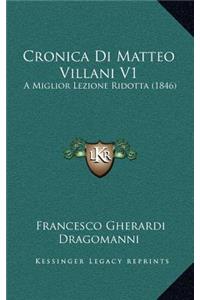 Cronica Di Matteo Villani V1