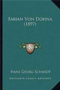 Fabian Von Dohna (1897)