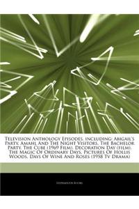 Articles on Television Anthology Episodes, Including