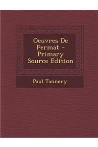 Oeuvres de Fermat