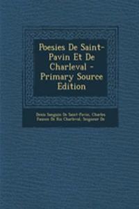 Poesies de Saint-Pavin Et de Charleval