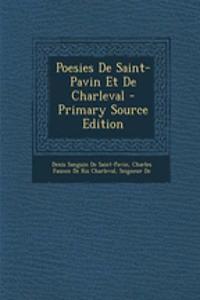 Poesies de Saint-Pavin Et de Charleval
