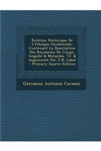Relation Historique de L'Ethiopie Occidentale