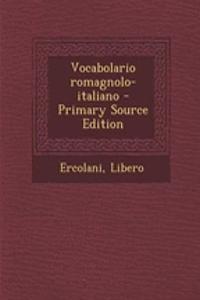 Vocabolario romagnolo-italiano