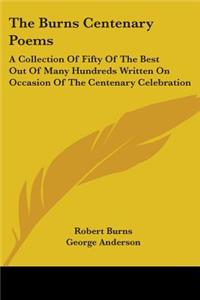 Burns Centenary Poems