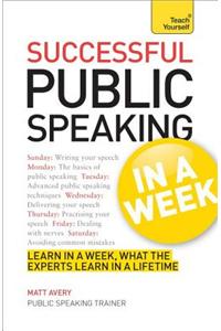 Public Speaking in a Week
