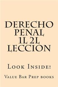 Derecho Penal 1L 2L Leccion