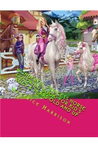 Wonderful Princess Horse Coloring Book