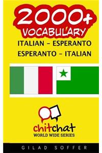 2000+ Italian - Esperanto Esperanto - Italian Vocabulary