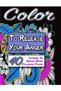 Color to Release Your Anger - BLACK Edition