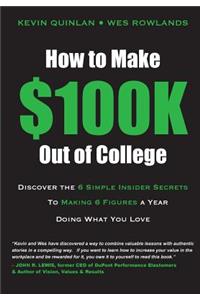 How to Make $100k Out of College