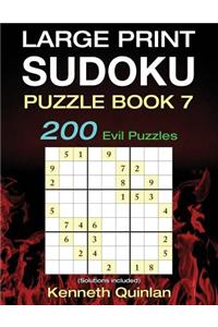 Large Print SUDOKU Puzzle Book 7
