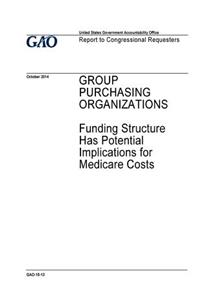 GROUP PURCHASING ORGANIZATIONS Funding Structure Has Potential Implications for Medicare Costs