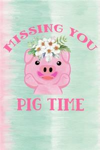 Missing You Pig Time