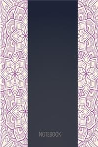 Notebook Mandala, Letter Size, Mandala Paper, Mandala Cover, 8.5