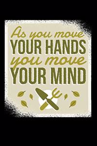 As You Move Your Hands You Move Your Minds 120 Pages DINA5