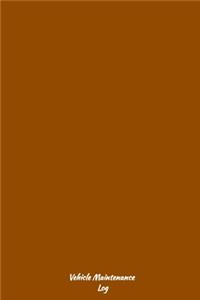 Brown Vehicle Maintenance Log