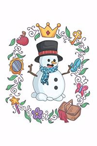 Christmas Snowman Fairy Tale Notebook