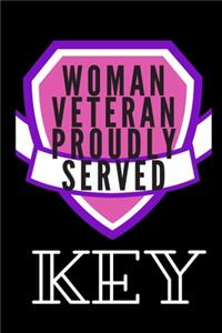 Woman Veteran Proudly Served