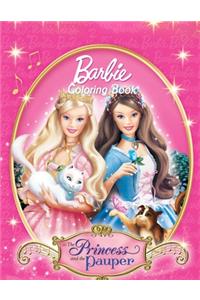 Barbie, the Princess and the Pauper Coloring Book