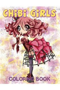 Chibi Girls Coloring Book