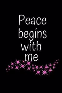 Peace Begins with me