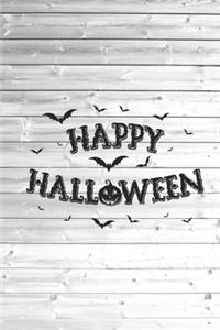 Happy Halloween - Pumpkin Bat Holiday Journal