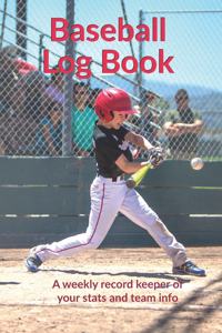 Personal Baseball Log Book