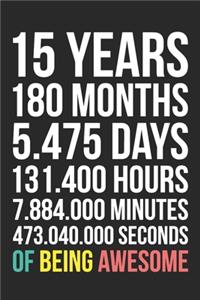 15 Years of Being Awesome
