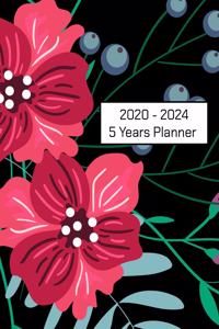 2020 - 2024 5 Years Planner