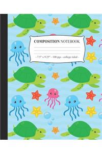 COMPOSITION NOTEBOOK College Ruled