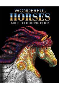 Wonderful Horses Coloring Book