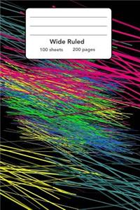 Wide Ruled Composition Notebook 6