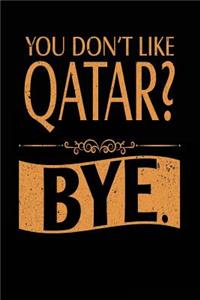 You Don't Like Qatar? Bye.