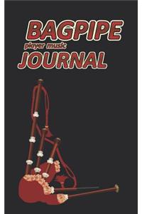 Bagpipe Player Music Journal